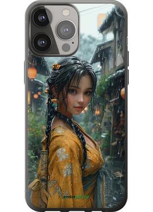 Чехол на iphone 13 pro max anime-girl "6133u-2371-10746"