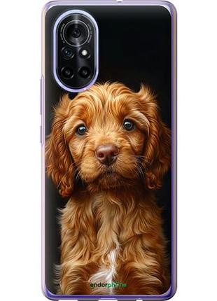 Чехол на huawei nova 8 cocker spaniel на черном фоне "6137u-2245-10746"