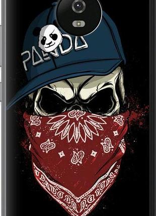 Чехол на motorola moto g5 череп в кепке "4127u-832-10746"