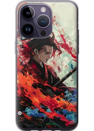 Чехол на iphone 14 pro max битва стихий "6110u-2667-10746"
