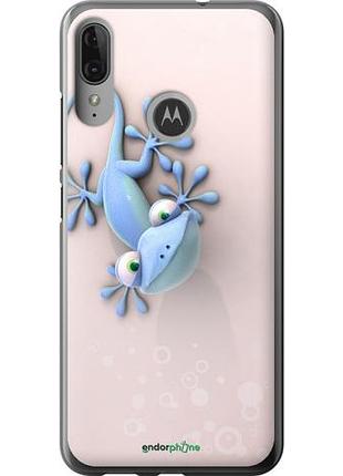Чохол на motorola moto e6 plus гекончик "1094u-1780-10746"
