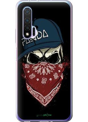 Чехол на huawei nova 6 череп в кепке "4127u-1821-10746"