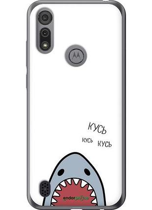 Чехол на motorola e6s акула "4870u-2001-10746"
