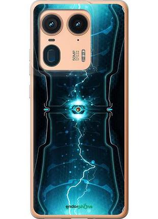Чехол на motorola moto x50 ultra молнии в цилиндре "120u-3866-10746"