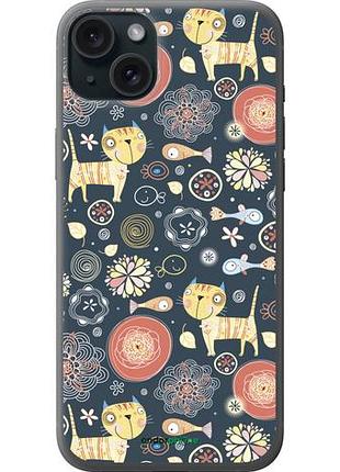 Чехол на iphone 15 plus котята v4 "1224u-3097-10746"