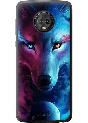 Чехол на motorola moto g6 арт-волк "3999u-982-10746"