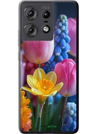 Чехол на motorola edge 50 pro 5g весенние цветы "6058u-3710-10746"
