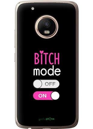 Чехол на motorola moto g5 plus bitch mode "4548u-1038-10746"