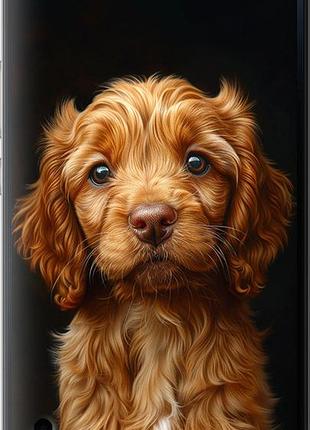 Чехол на huawei honor 6 plus cocker spaniel на черном фоне "6137u-179-10746"