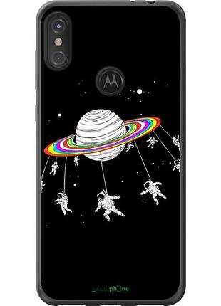 Чехол на motorola one power лунная карусель "4136u-1588-10746"
