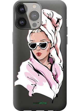 Чохол на iphone 13 pro max дівчина в окулярах 2 "4714u-2371-10746"
