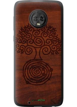 Чехол на motorola moto g6 узор дерева "4119u-982-10746"