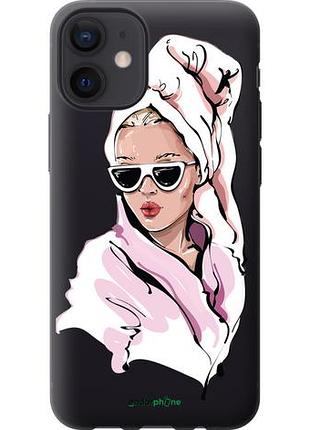 Чохол на iphone 12 mini дівчина в окулярах 2 "4714u-2071-10746"
