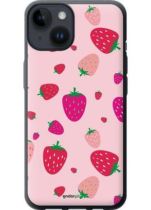 Чехол на iphone 14 клубнички "4332u-2648-10746"