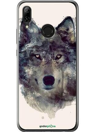 Чехол на huawei nova 3 волк-арт "4163u-1535-10746"