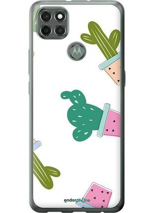 Чохол на motorola g9 power кактуси в горщиках "3968u-2229-10746"