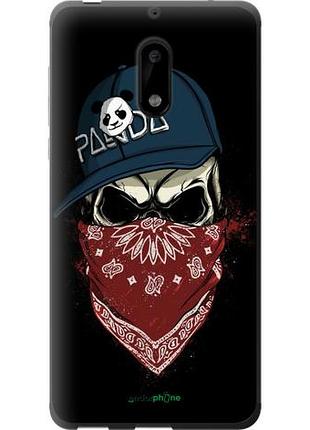 Чехол на nokia 6 череп в кепке "4127u-898-10746"