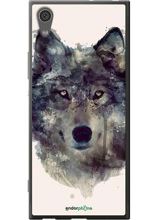 Чехол на sony xperia xa1 g3112 волк-арт "4163u-964-10746"
