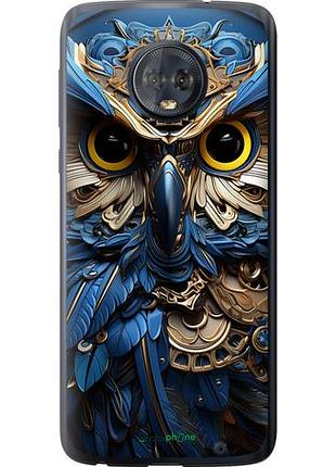Чехол на motorola moto g6 plus сова v2 "5649u-976-10746"