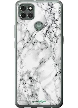 Чехол на motorola g9 power мрамор белый "4480u-2229-10746"