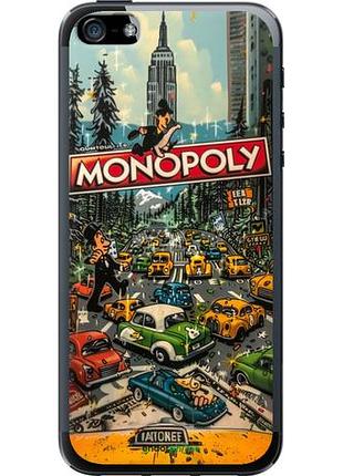 Чехол на iphone 5 городской драйв monopoly "6088u-18-10746"