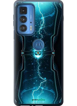 Чехол на motorola edge 20 pro молнии в цилиндре "120u-2662-10746"
