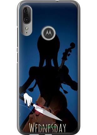 Чехол на motorola moto e6 plus wednesday "5515u-1780-10746"