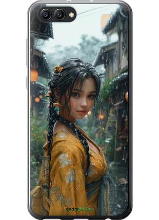 Чехол на huawei honor v10 / view 10 anime-girl "6133u-1579-10746"
