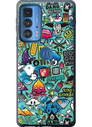 Чехол на motorola edge 20 pro стикер бомбинг 1 "693u-2662-10746"