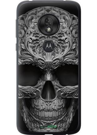 Чехол на motorola moto g7 play skull-ornament "4101u-1656-10746"