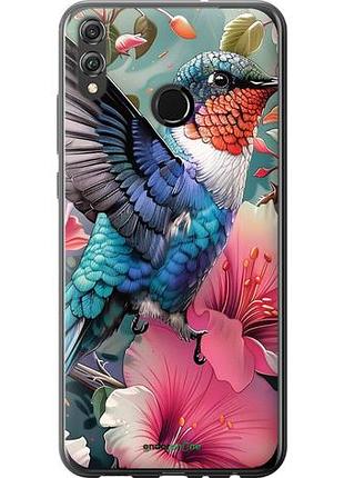 Чехол на huawei honor 8x сказочная колибри "6051u-1596-10746"