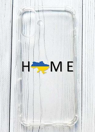 Чохол з потовщеними кутами на iphone 16 plus дім україна (принт 72)