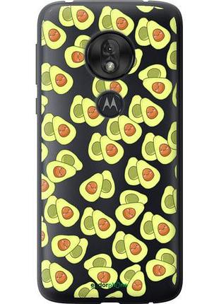 Чехол на motorola moto g7 play весёлые авокадо "4799u-1656-10746"