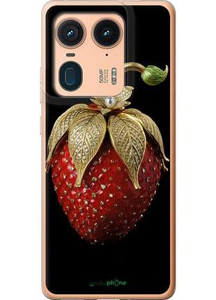 Чехол на motorola edge 50 ultra клубника v3 "5638u-3760-10746"
