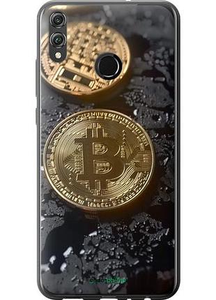 Чехол на huawei honor 8x вулканический bitcoin "6092u-1596-10746"