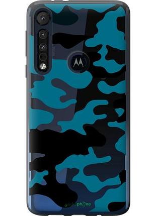 Чохол на motorola one macro камуфляж прозорий фон "4877u-1812-10746"