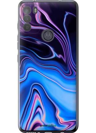 Чехол на motorola g50 узор воды "4491u-2354-10746"