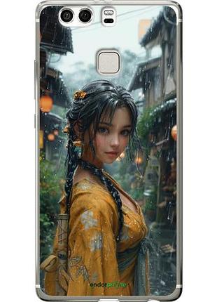 Чехол на huawei p9 plus anime-girl "6133u-300-10746"