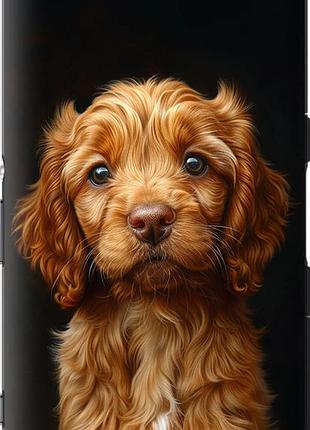 Чехол на sony xperia z3 compact d5803 cocker spaniel на черном фоне "6137u-277-10746"