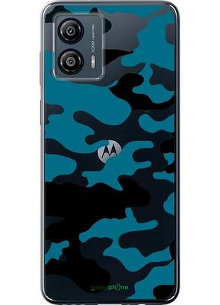 Чохол на motorola moto g53 камуфляж прозорий фон "4877u-3047-10746"