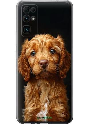 Чехол на huawei honor 30 cocker spaniel на черном фоне "6137u-1921-10746"