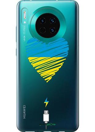 Чехол на huawei mate 30 подзарядка сердца v2 "5295u-1773-10746"