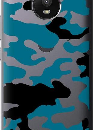 Чохол на motorola moto e4 plus камуфляж прозорий фон "4877u-1000-10746"