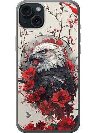 Чохол на iphone 15 plus рубіновий орел "6103u-3097-10746"