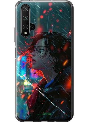 Чехол на huawei honor 20 ночные огни "6096u-1697-10746"