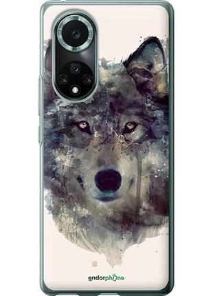 Чехол на huawei nova 9 pro волк-арт "4163u-2503-10746"