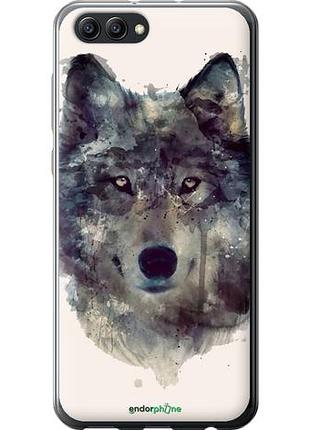 Чохол на huawei honor v10 / view 10 вовк-арт "4163u-1579-10746"