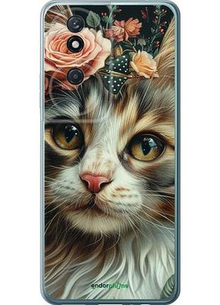 Чехол на huawei honor play 50 plus cats and flowers "6069u-3399-10746"