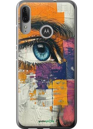 Чехол на motorola moto e6 plus цветная фреска "6032u-1780-10746"
