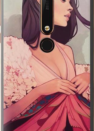Чехол на nokia 6 2018 kelsey beckett "4034u-1386-10746"